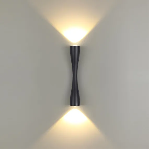 4291/10WL HIGHTECH ODL22 373 черный/металл Настенный светильник IP20 LED 10W 453Лм 3000K ANIKA