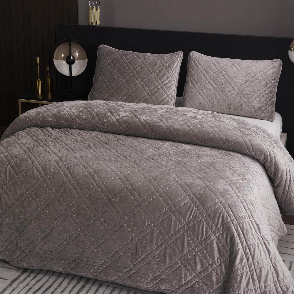 Покрывало 160х220 и наволочка 50х70 Sofi De MarkO Селена Беж