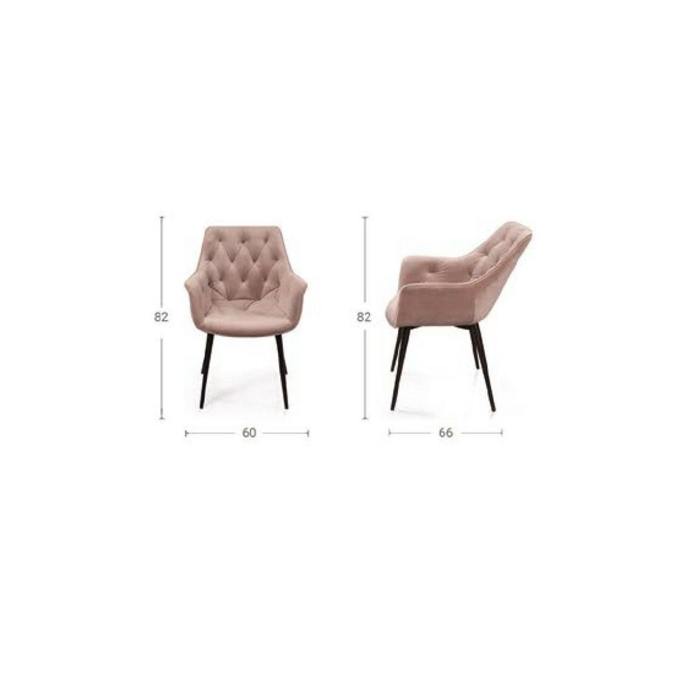 Стул Archi, бархат бежевый 5, опора конус