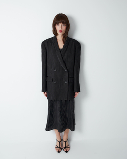 Платье-комбинация из шелка и вискозы Стелла Маккартни черный