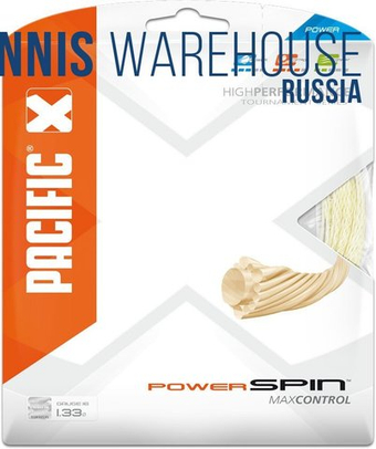 Теннисные струны Pacific Power Spin (12,2 m) - белый