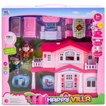 Дом для куклы с мебелью и фигурками, коробка 6645