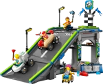 Конструктор LEGO City 60460 Никаких ограничений: Трасса для гоночных автомобилей с рампой