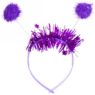 Ободок карнавальный «Пушистые шарики», микс