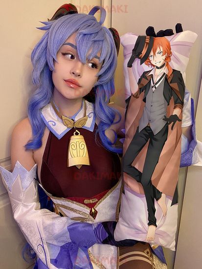 Мини дакимакура Дазай Осаму и Чуя Накахара из Великий из бродячих псов арт. M0390, 60х20 см