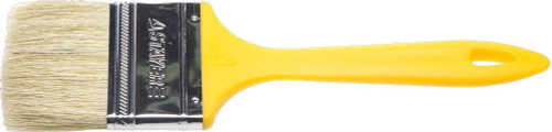 Кисть плоская STAYER ″UNIVERSAL-MASTER″, светлая натуральная щетина, пластмассовая ручка, 63мм