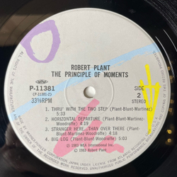 Винтажная виниловая пластинка LP Robert Plant The Principle Of Moments (Япония 1983) (Без Оби)
