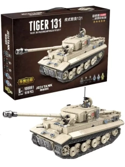 Конструктор Немецкий тяжёлый танк Тигр 131 1018 деталей