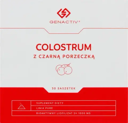 Genactiv Колострум с черной смородиной - 30 пакетиков
