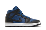 Кроссовки Jordan Air Jordan 1 Mid Split "French Blue" (Женская размерная сетка)