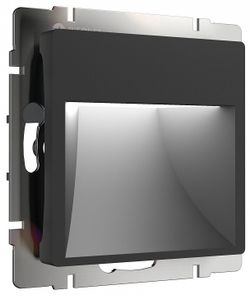 Заглушка для поста с подсветкой, без рамки Werkel черный W1154108