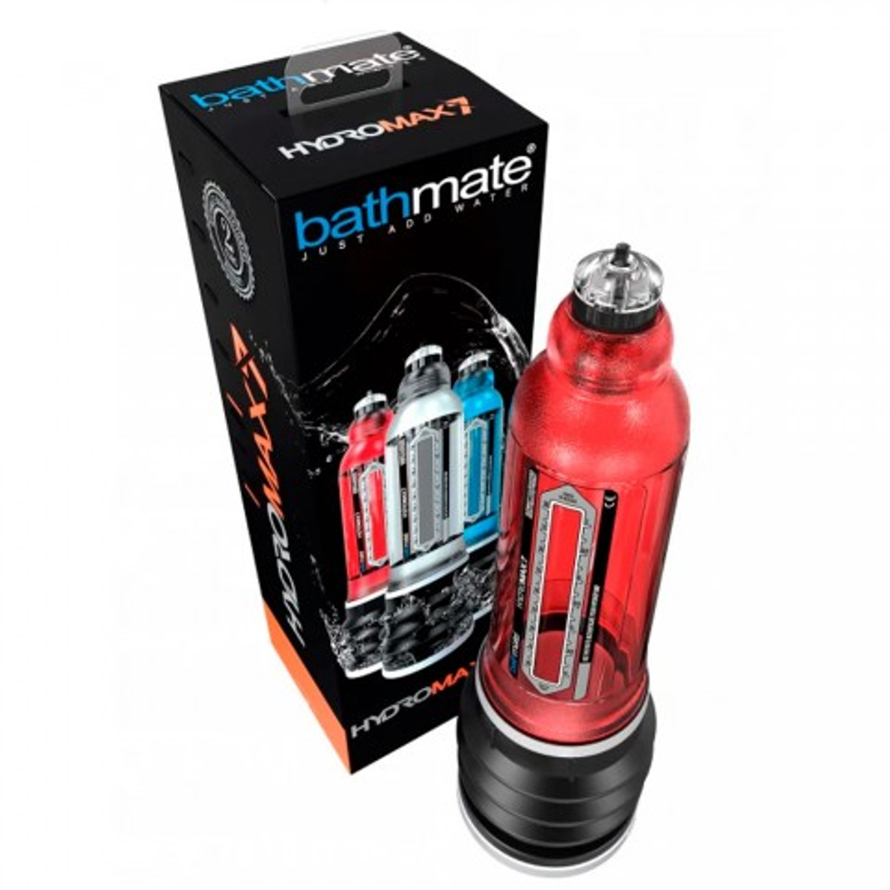 Гидропомпа BATHMATE - Hydromax-7, красный