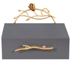 Тумба прикроватная Ин Блум подвесная Серый