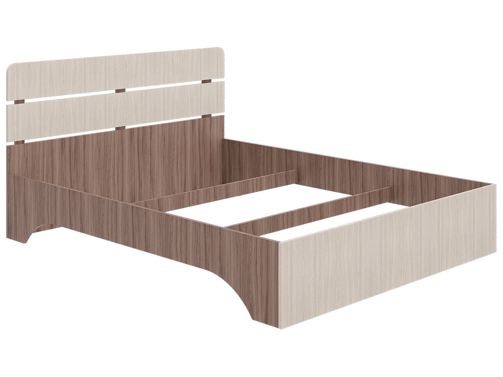 Кровать Джулия, спальное место 140х200, без основания Венге/Молоко