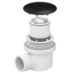 Сифон для душевых поддонов RGW Velplex QYD-06 Черный