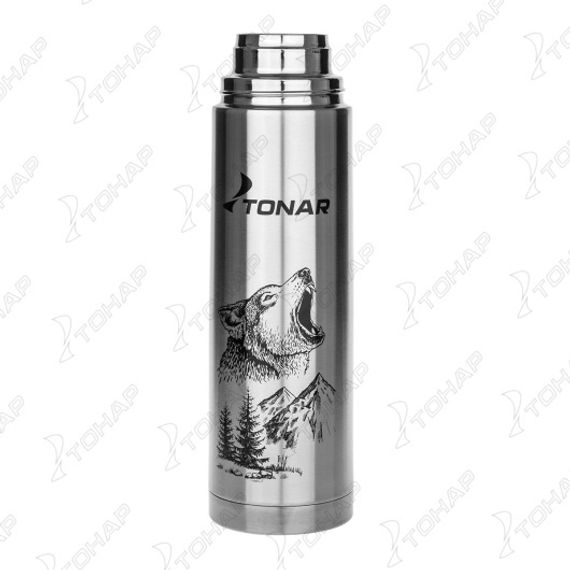 Термос (HS.TM-050-W) 1000ML Волк TONAR