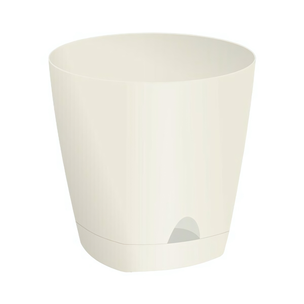 Горшок для цветов AMSTERDAM D 250мм/8л с прикорневым поливом Сливочный