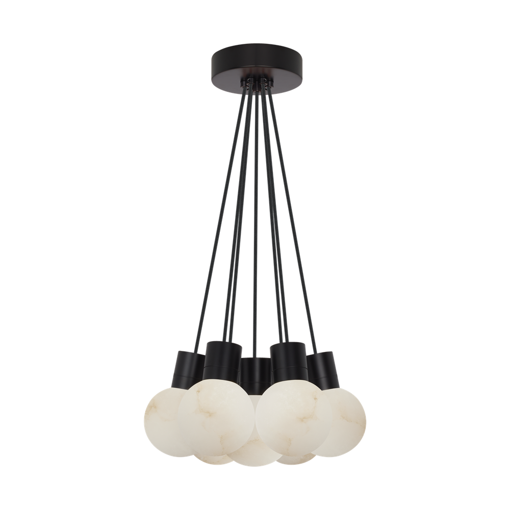 Люстра Visual Comfort Mina Alabaster 7-Light Small Chandelier