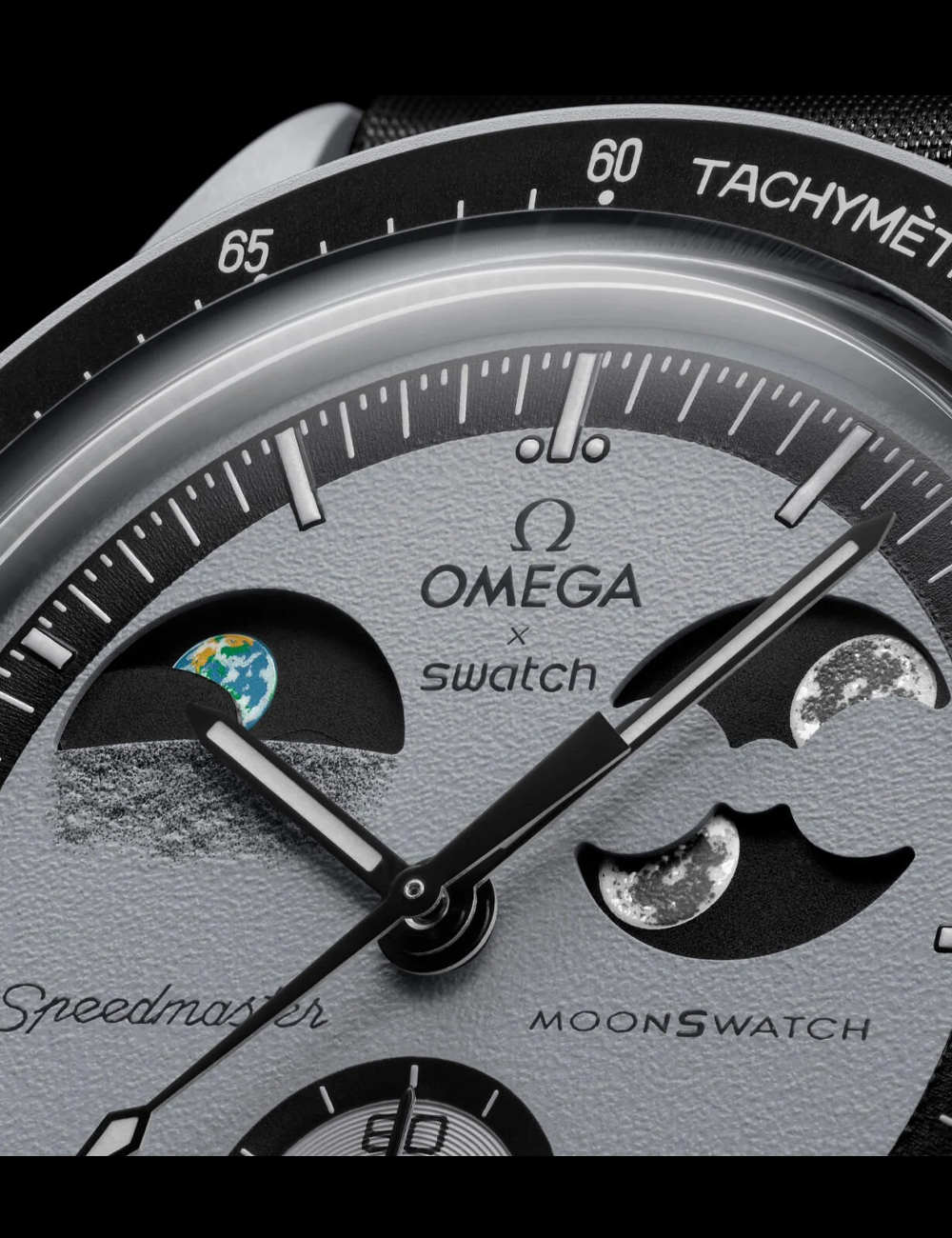 Наручные часы OMEGA x Swatch Moonswatch Earth Phase