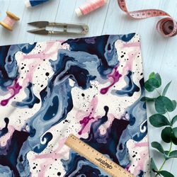 Ткань Ниагара Софт абстрактные пятна