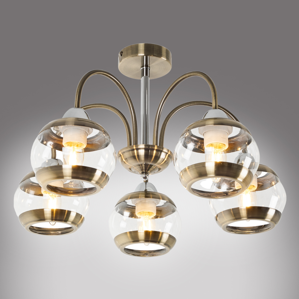 Потолочная люстра на штанге MyFar Kris MR1491-5C