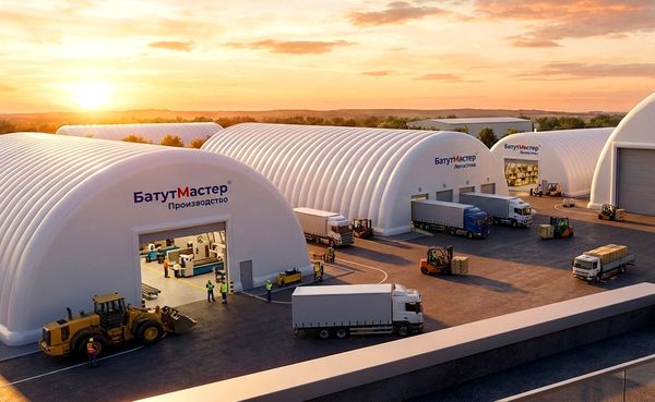 Стандартные размеры пневмоангаров и когда нужен индивидуальный проект