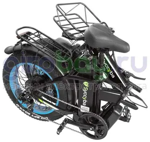 Электровелосипед Syccyba F10 Pro Dual 48V/20Ah (полный привод) - Синий обод фото №14