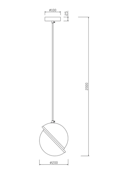 Подвесной светильник Элемент / Element Freya fr5181pl-01ch
