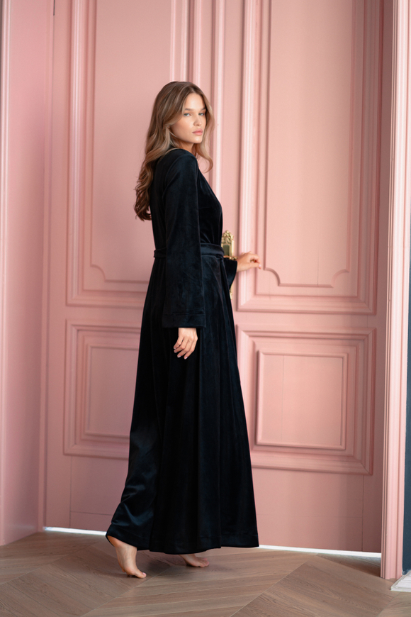 ХАЛАТ МАКСИ ВЕЛЮРОВЫЙ