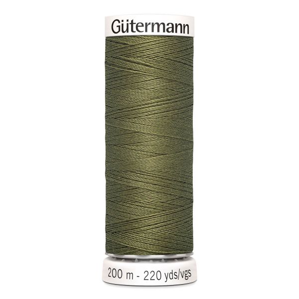 Нитки универсальные Gutermann Sew-all 100 (200 метров), 5 кат. | 432 оливково-зеленый