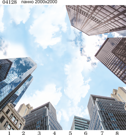 Потолочная панель Panda 04128 "Небо", панно 2000*2000