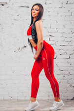 Женский топ Ryderwear BSX Sport Bra Red