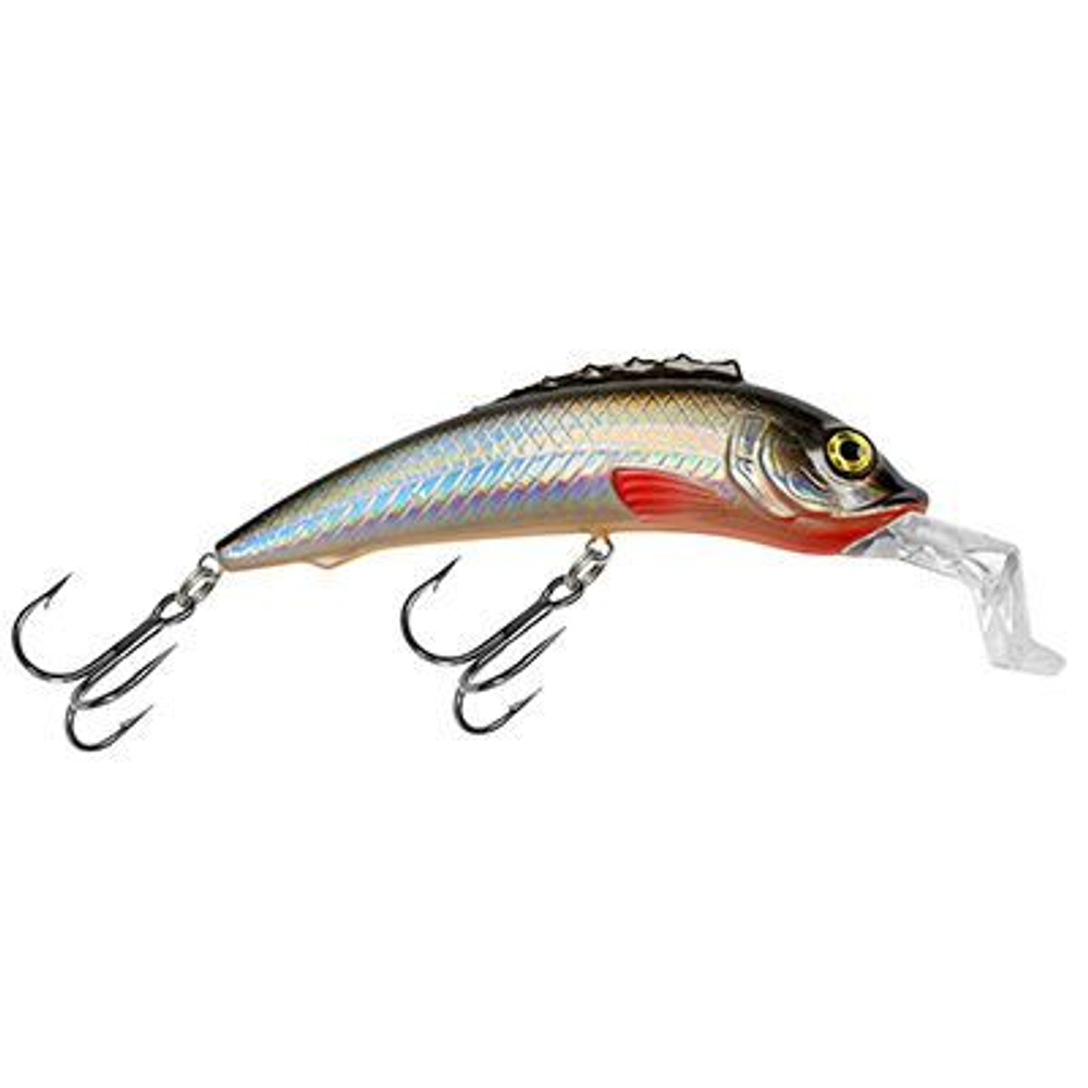 Воблер для рыбалки ЕРШ-2 102mm, цвет 014 (клоун), 1 штука