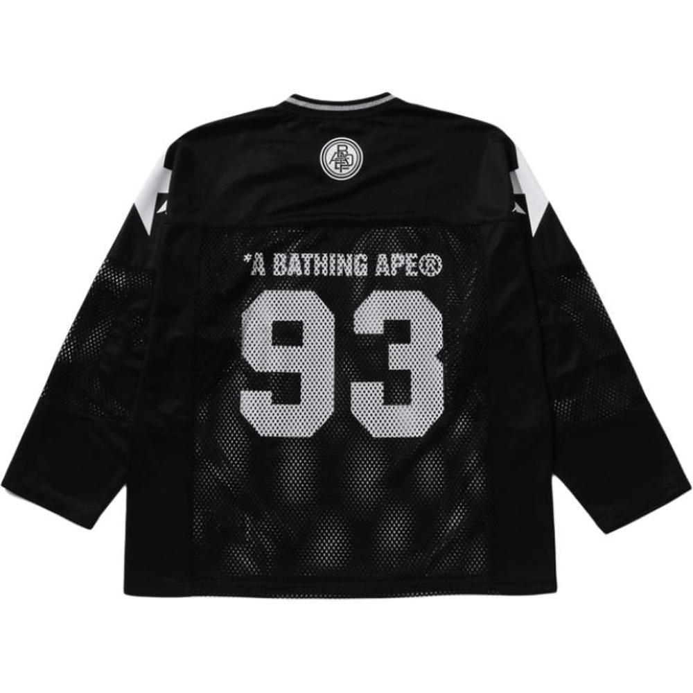 A Bathing Ape Line Camo Multilogo Relaxed Fit Football Jersey черный