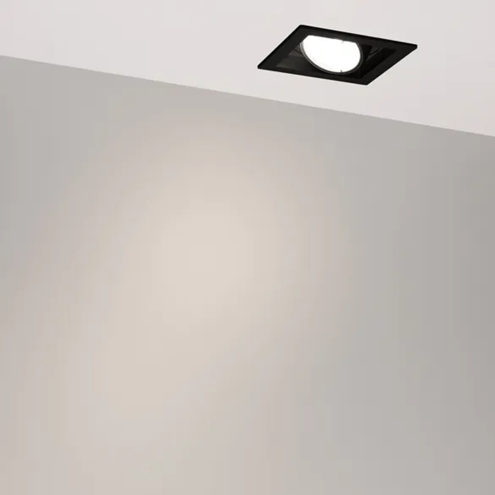 Светильник MS-VORTEX-BUILT-S117x117-20W Day4000 (BK-BK, 40 deg, 230V) (Arlight, IP20 Металл, 5 лет) 058361