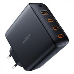 Сетевое зарядное устройство Aukey Omnia GaN 4-портовое PD 100 Вт (PA-B7S) черный