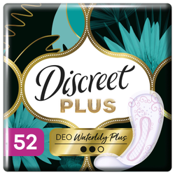 Прокладки ежедневные Discreet Plus Deo Odour Control 52 шт