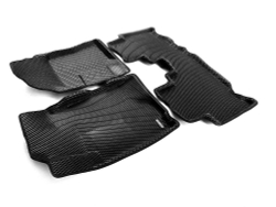 Коврики салона для CHEVROLET Captiva (2006-2016) / OPEL Antara (2007-2016) Euromat 3D EVA черные Арт EM3DEVA-001503