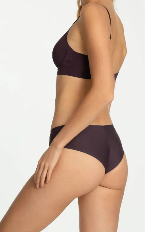 DARK PLUM/BLOOM Трусы бразильяно