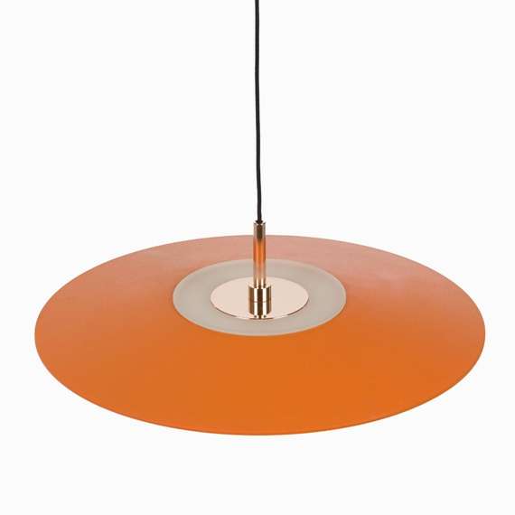 Подвесной светильник Naos Ø22 см, оранжевый