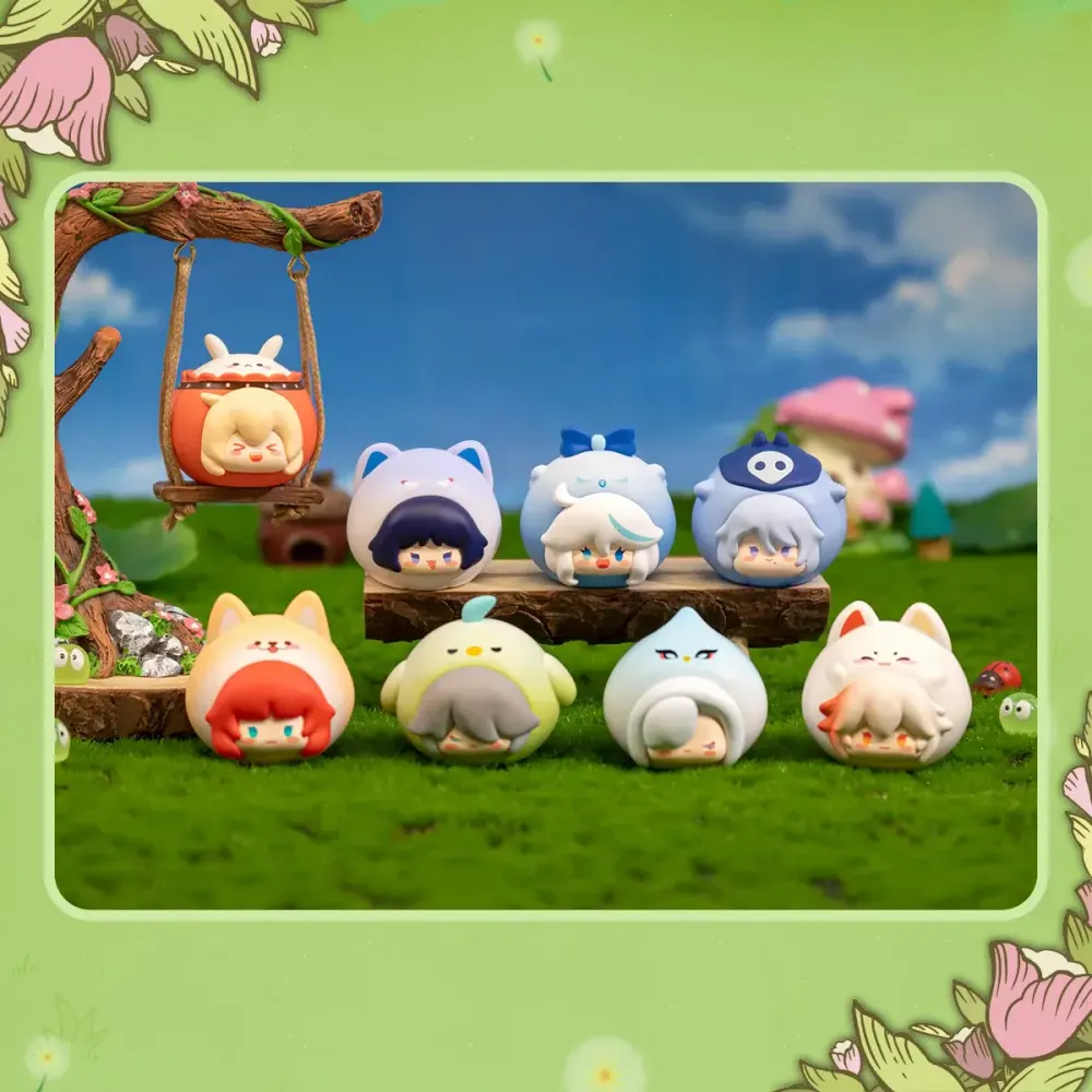 Рандомная фигурка Blind Box Genshin Impact Mini Cute Cubs Party