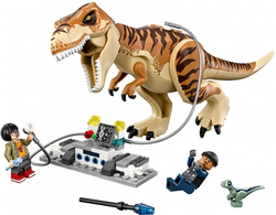 LEGO Jurassic World: Транспорт для перевозки Тираннозавра 75933 — T. Rex Transport — Лего Мир Юрского периода