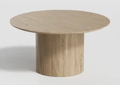 Столик Type D 80 см основание D 39 см (натуральный дуб)