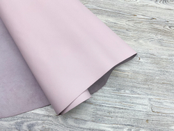 Small Grain Lilac (1,3-1,5 мм), цв. Сиреневый, натуральная кожа