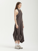 Платье Ruffle Linen Maxi