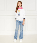 Худые BEAR HOODIE-KNIT POLO RALPH LAUREN - белый(926018)
