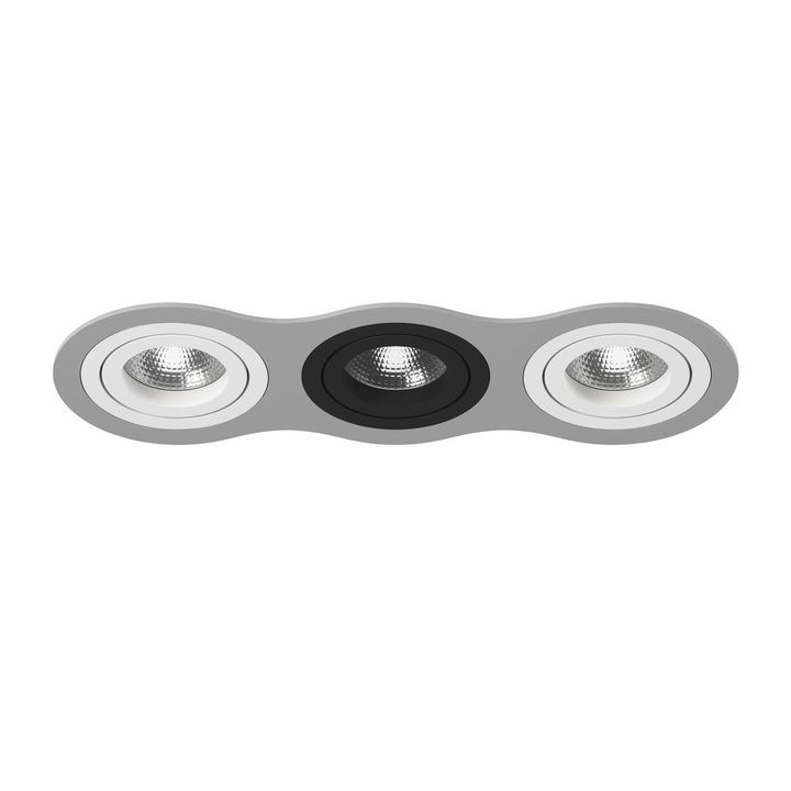 Комплект из светильника и рамки Lightstar Intero 16 (217639+217606+217607+217606) i639060706