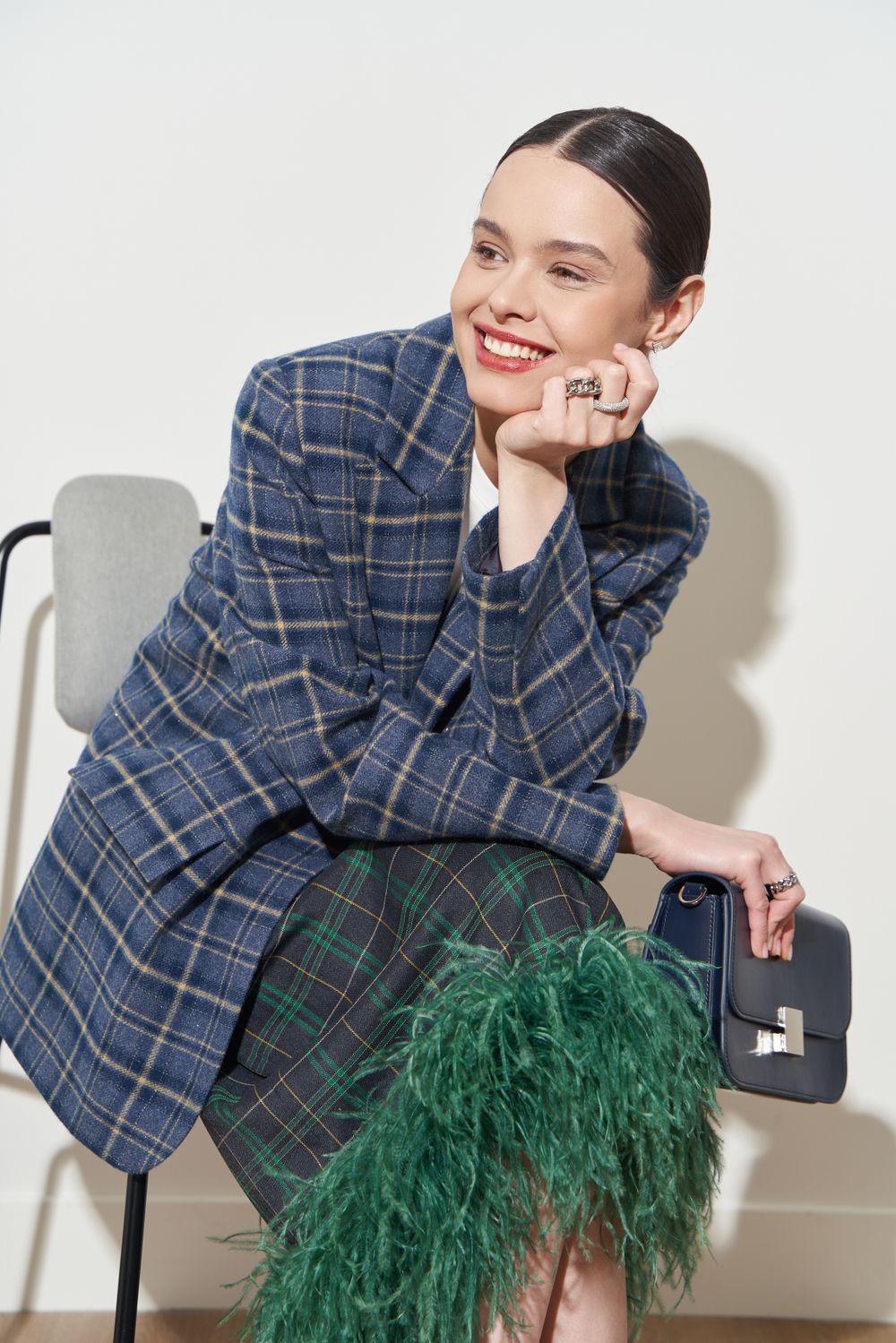 ПИДЖАК В КЛЕТКУ СИНИЙ|СВЕТЛО-ЖЕЛТЫЙ