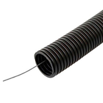 Труба гофрированная ПНД черная 32 мм с протяжкой 25 м