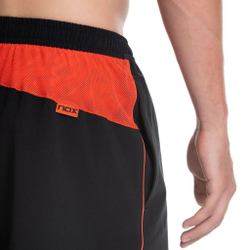 Мужские теннисные шорты NOX Team Shorts Men - Black, Orange
